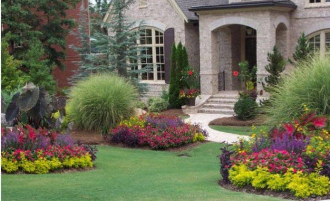 Best Front Yard Flower Beds Ideas