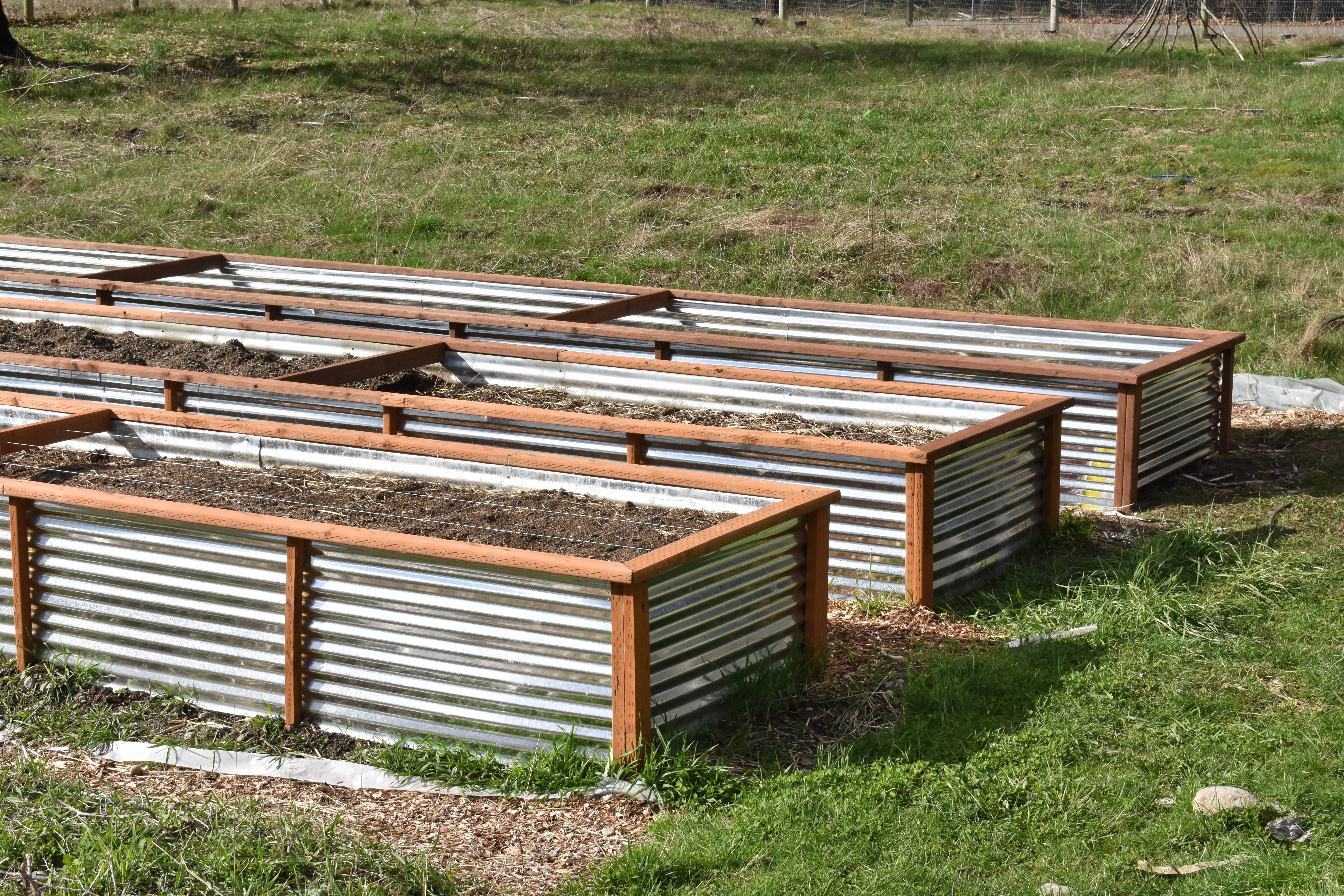 Your Own Corrugated Metal Raised Bed