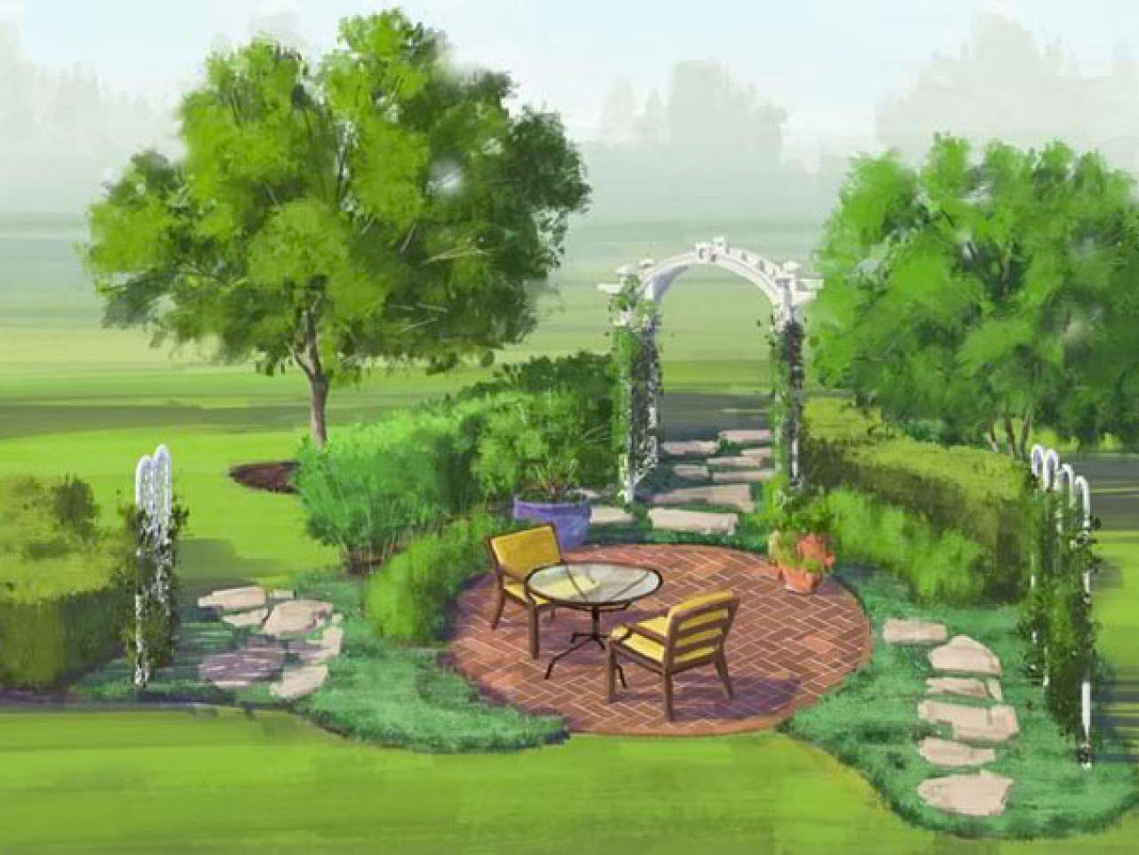 Fruit Garden Layout Trellis