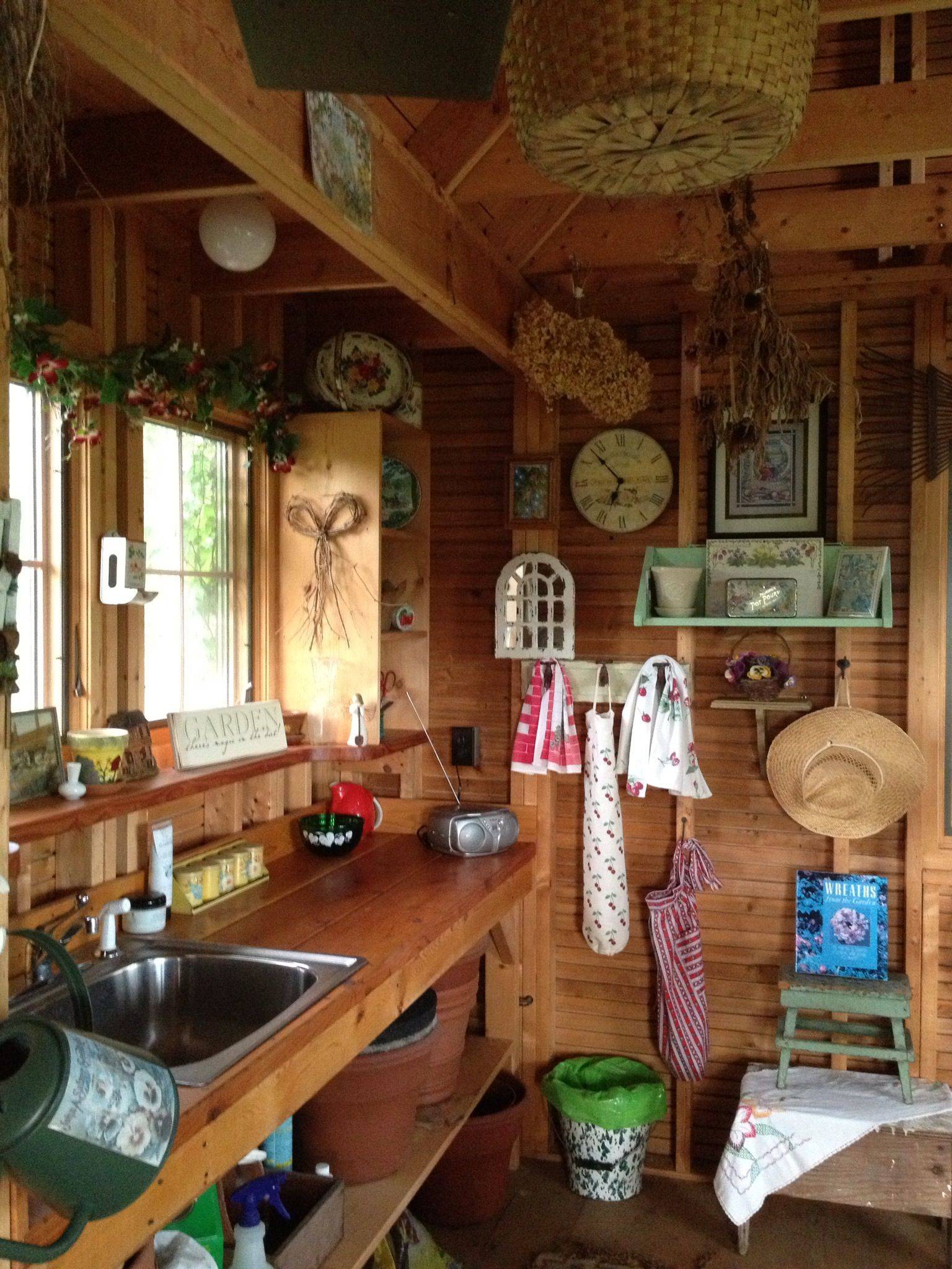 Potting Shed Style Garden