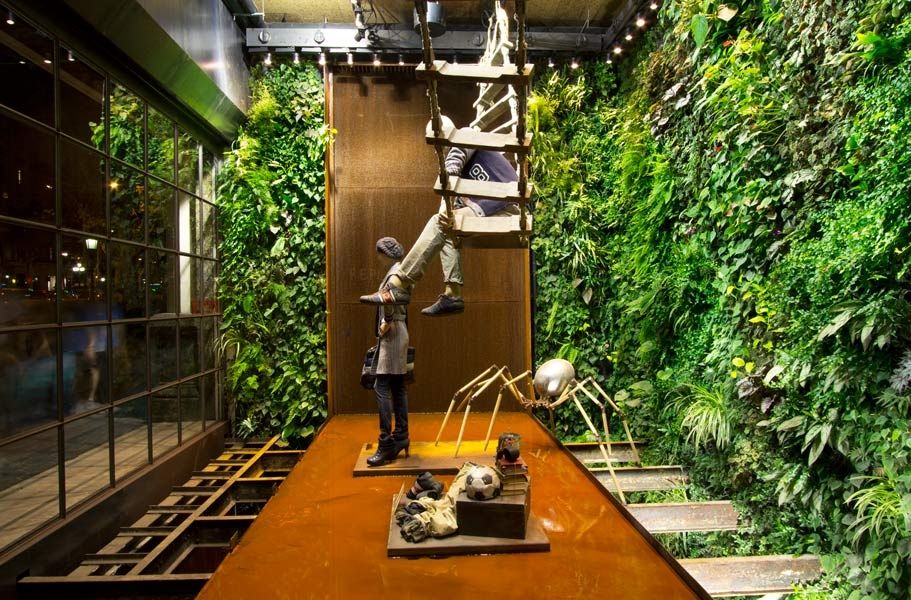 Vertical Garden Design Replay Barcelona Interior Vertical Garden