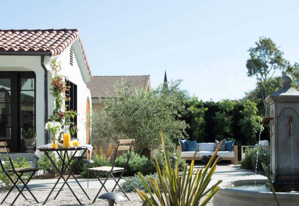 Spanish Modern Mediterranean Landscape Los Angeles