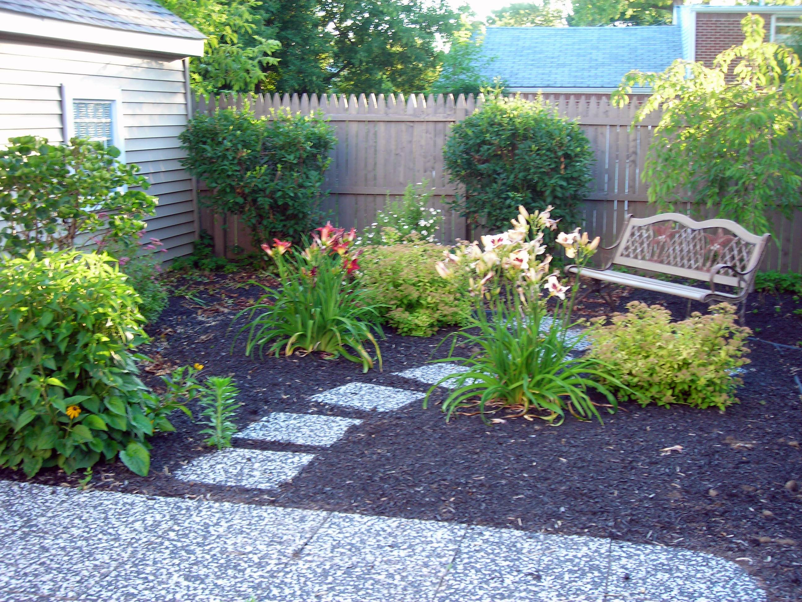 Adorable No Lawn Front Yard Landscaping