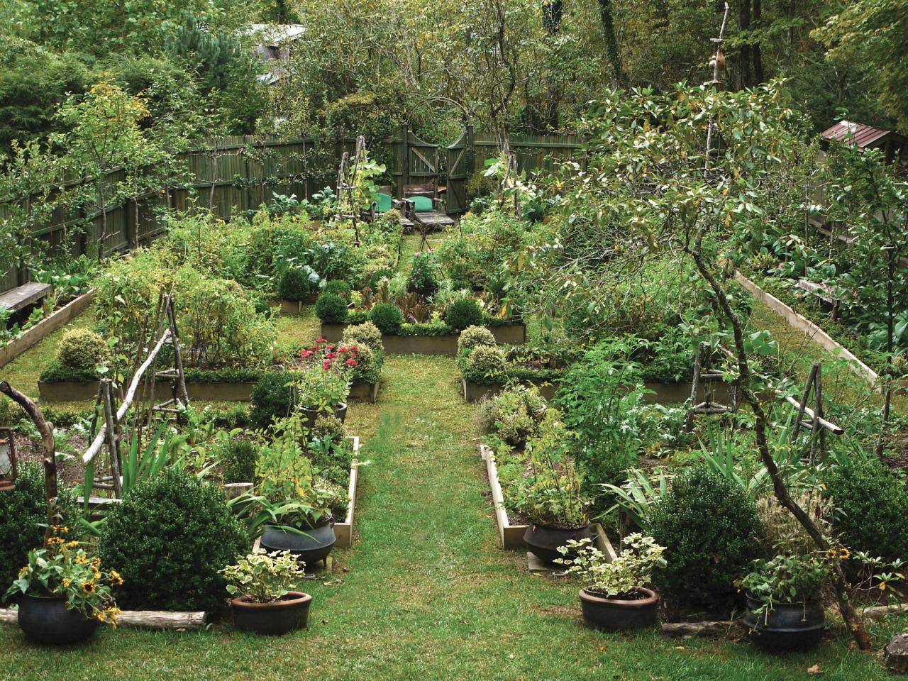 A Charming Family Vegetable Garden Hgtv