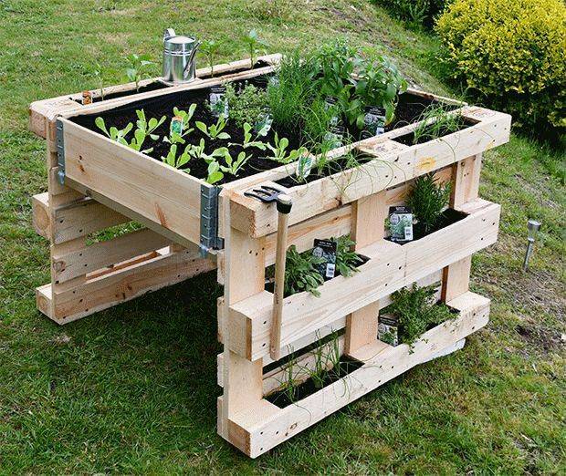 Raised Garden Beds Diy Pallets Ideas