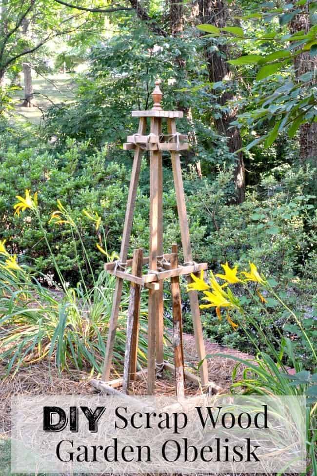Garden Obelisk Trellis Ideas