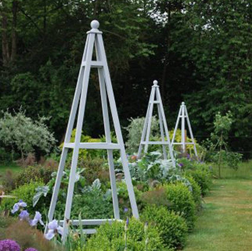 Garden Obelisk Trellis Ideas