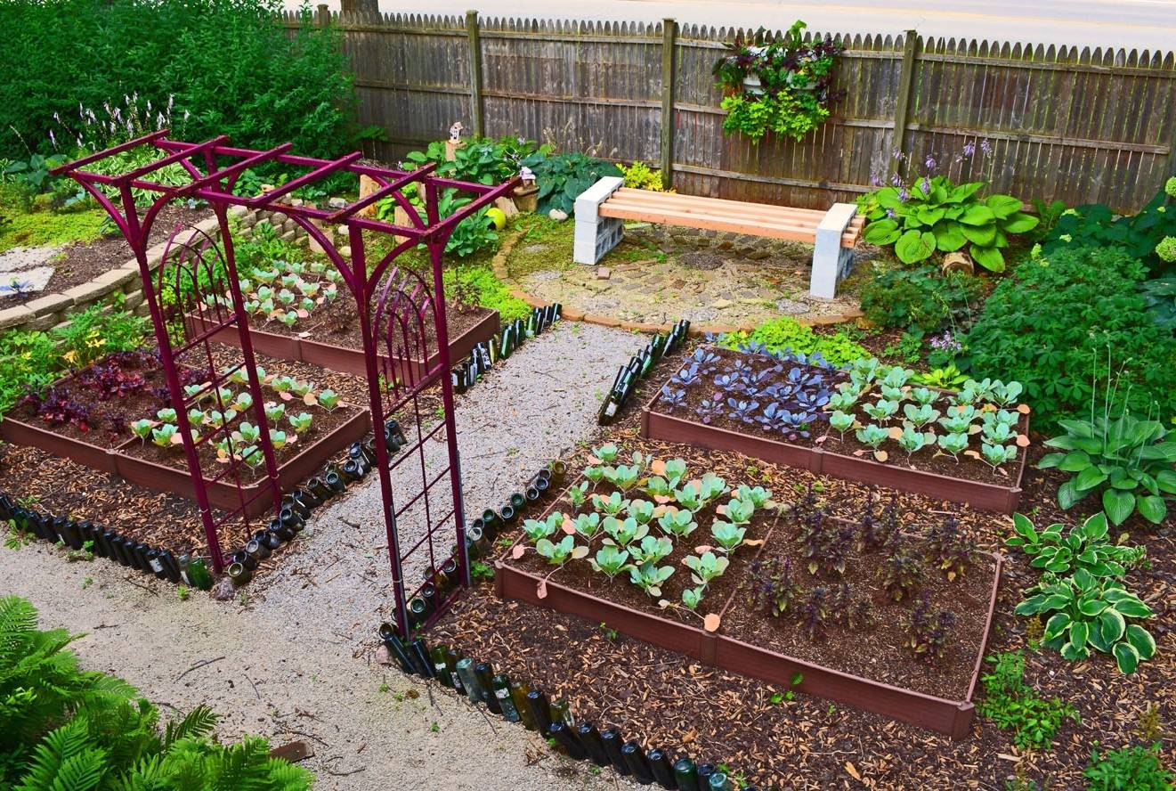 Front Lawn Vegetable Garden Design Shawna Coronado