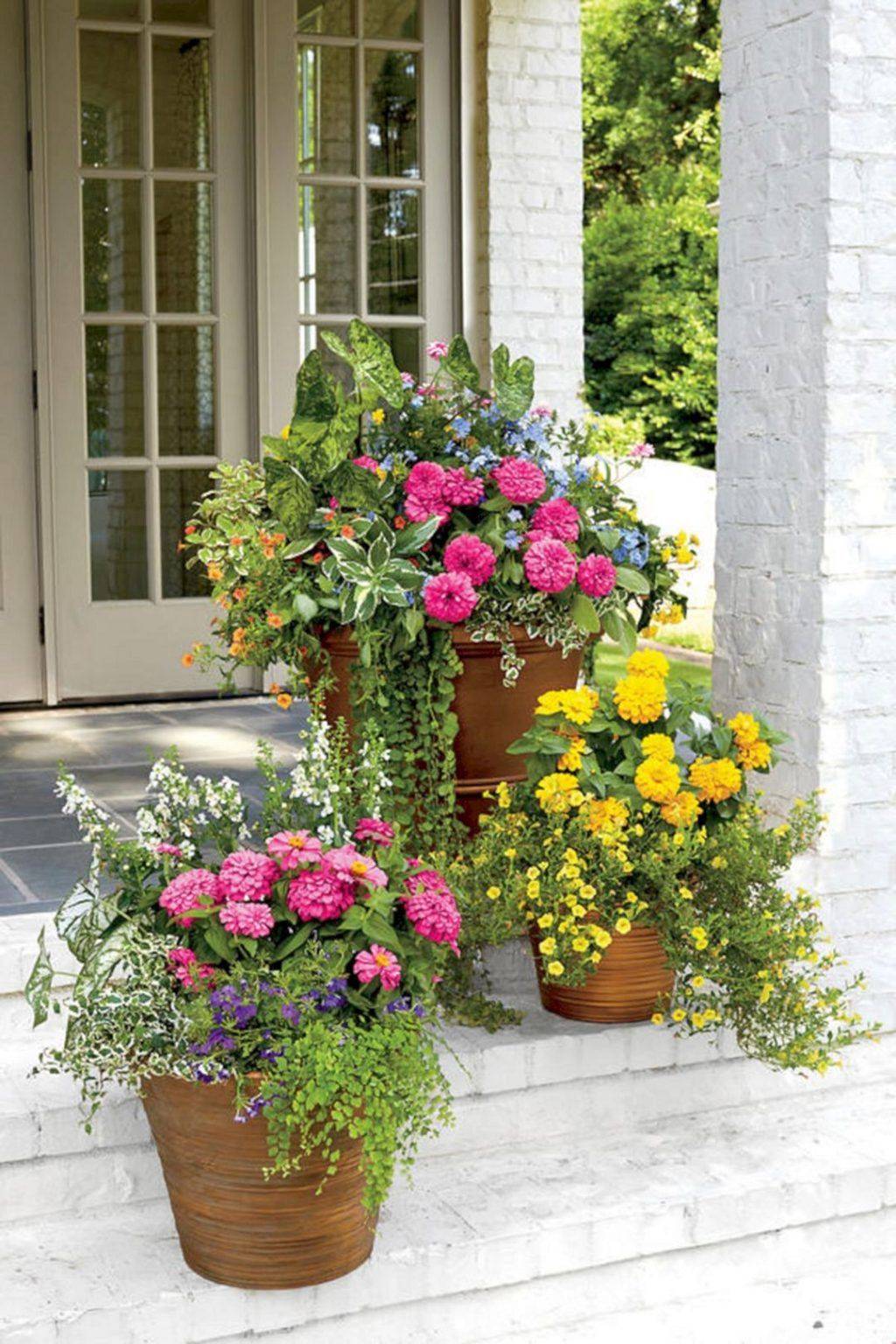 Beautiful Front Yard Container Garden Ideas
