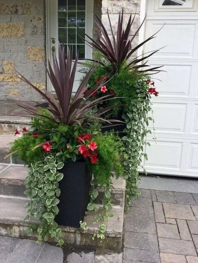 Front Door Container Gardens