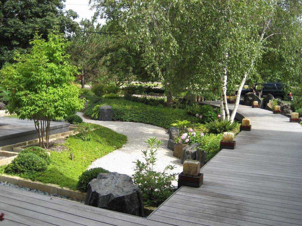 Zen Courtyard Modern Japanese Garden