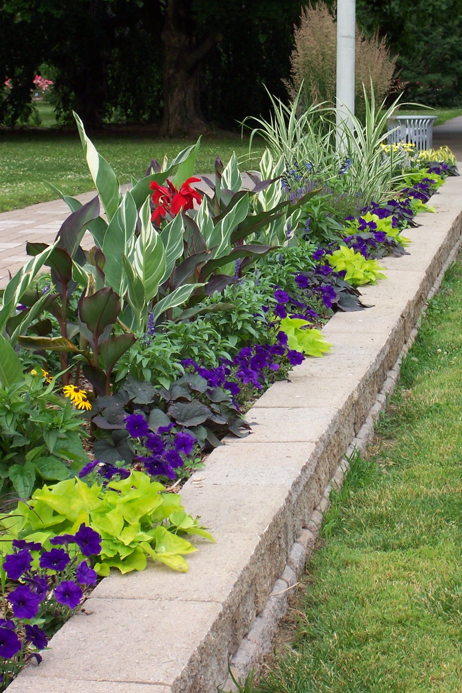 Long Narrow Flower Bed Design Ideas