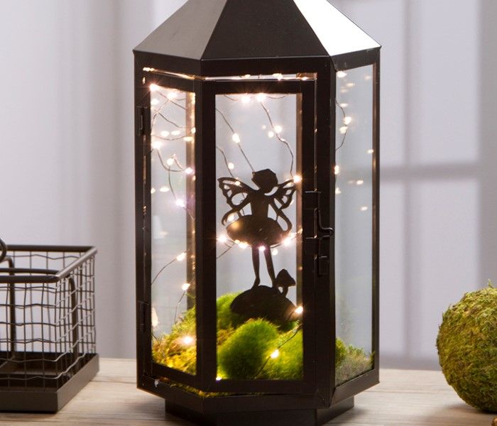 Hanging Fairy Garden Lanterns