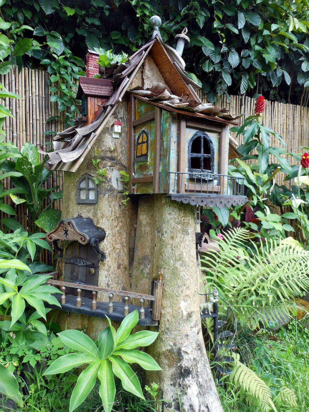 Enchanted Forest Tree Houses Gnomes