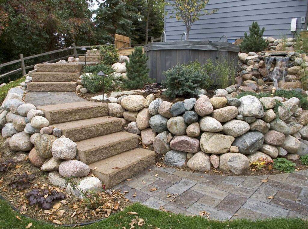 The Best Building Stone Retaining Walls Ideas Houseinspira