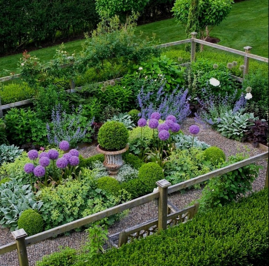 The Checkerboard Herb Garden