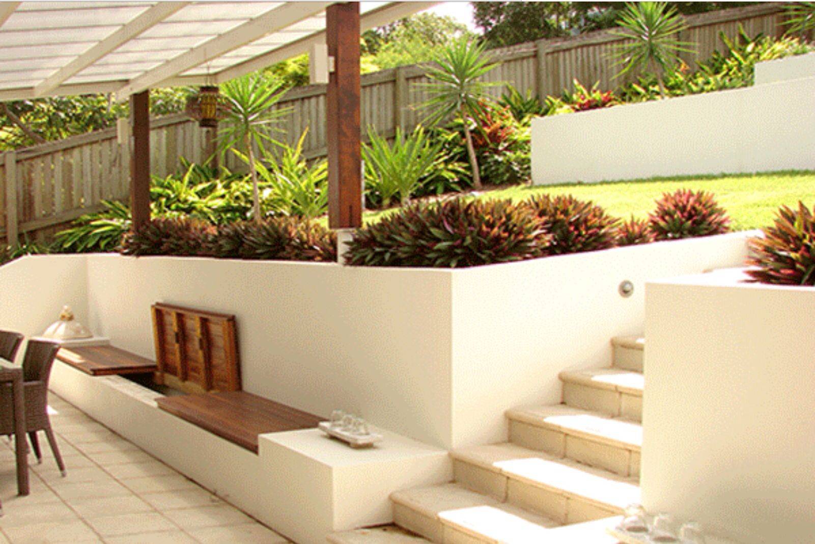 Terraced Garden Retaining Walls