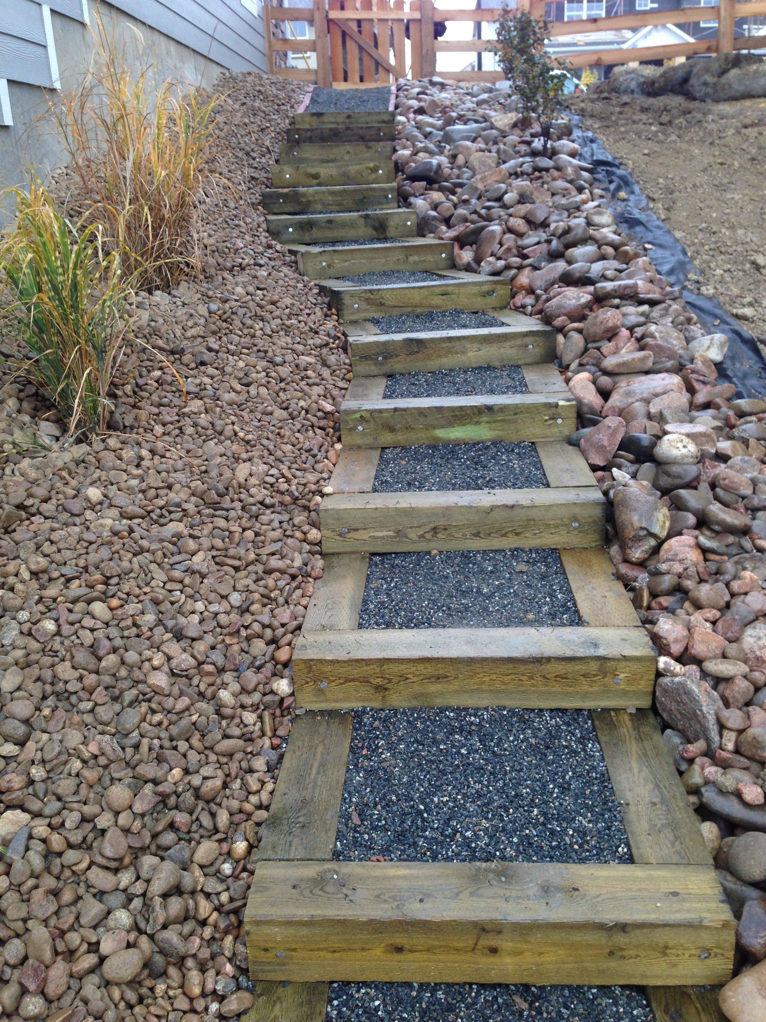 A Slope Ideas Diy Garden Steps