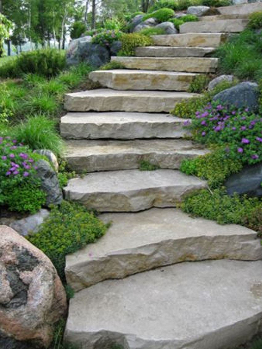 A Garden Stairs Design