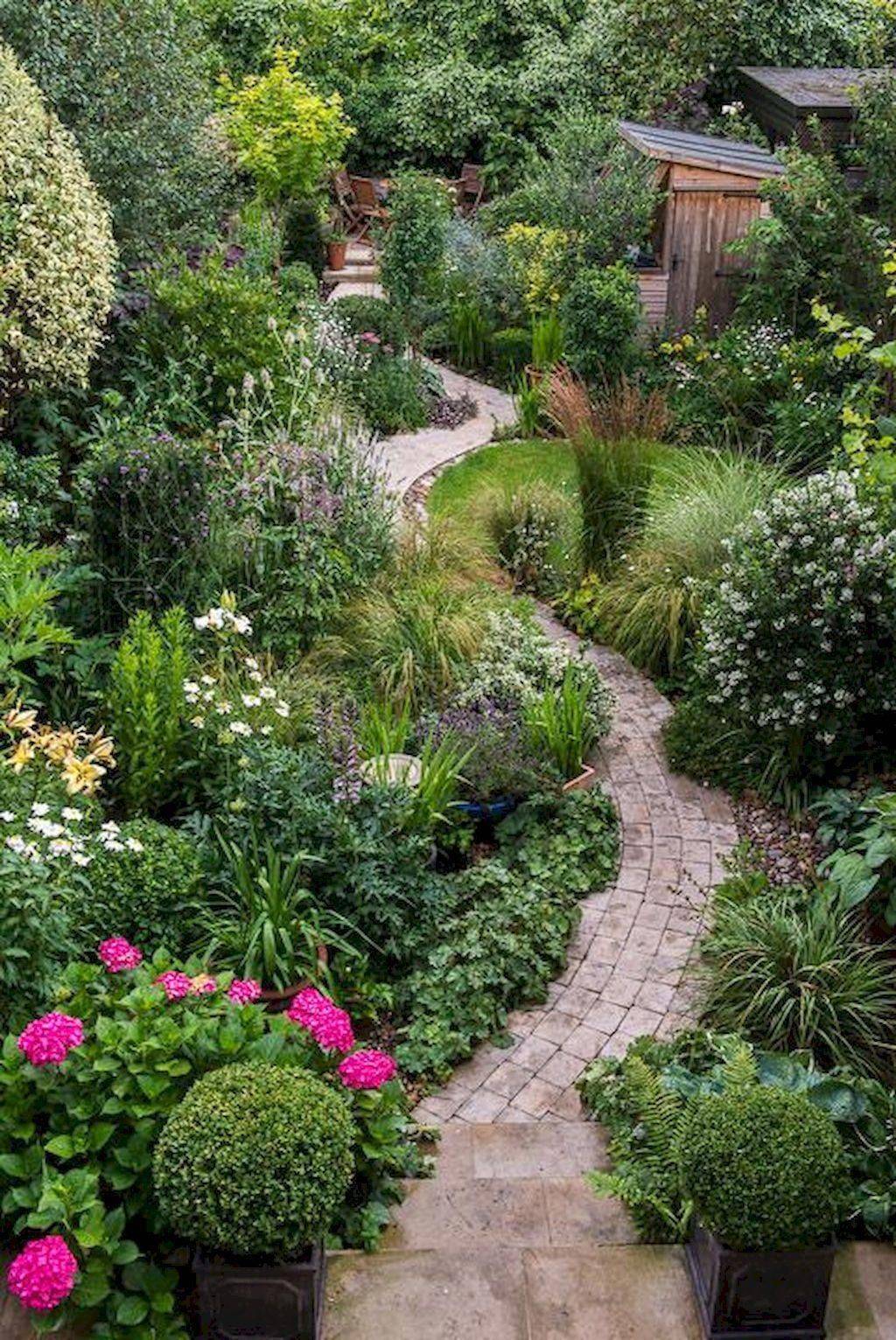 Stunning Front Yard Cottage Garden Landscaping Ideas Sloped Garden