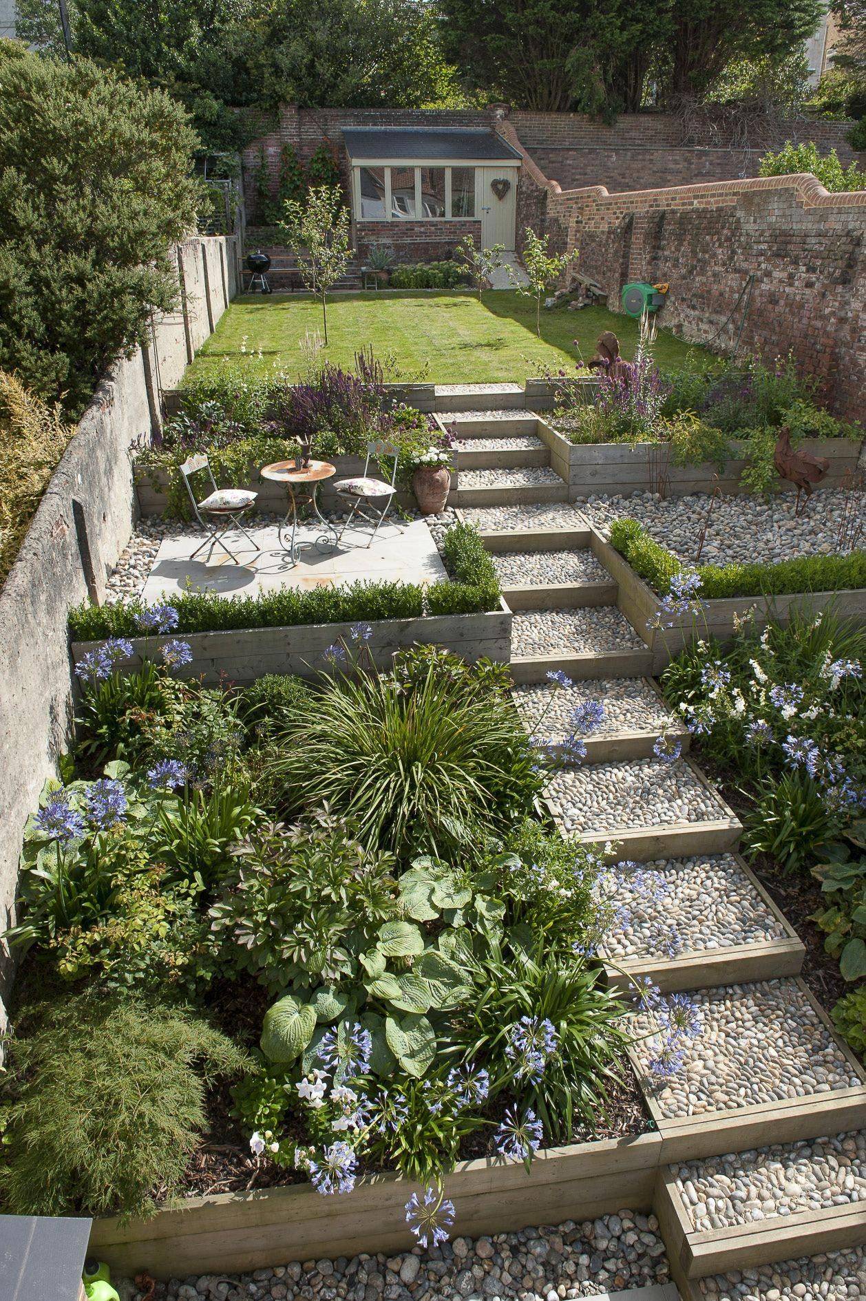 A Slope Garden Stairs