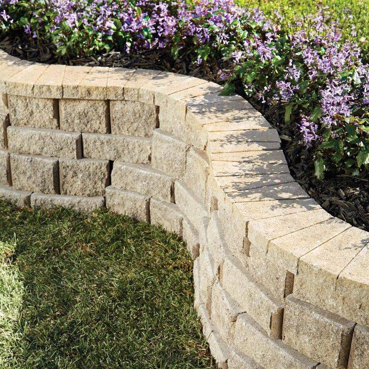 Retaining Wall Raised Planter Patio Installation