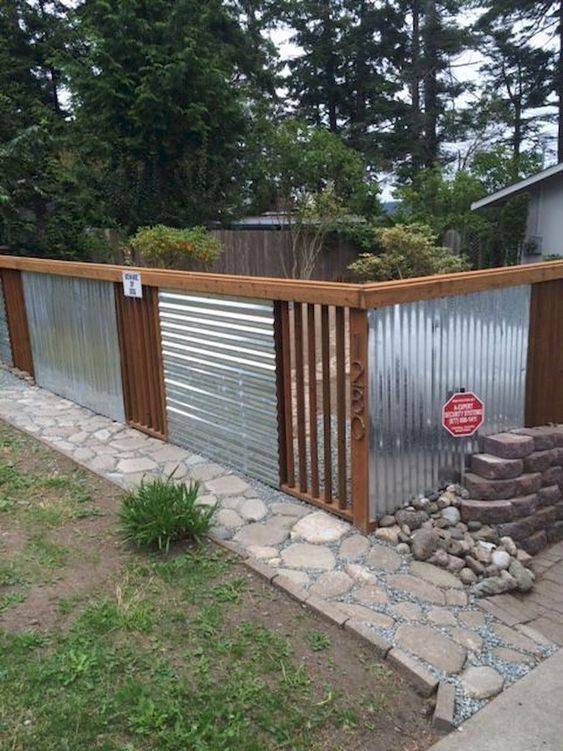 Easy Cheap Backyard Privacy Fence Design Ideas