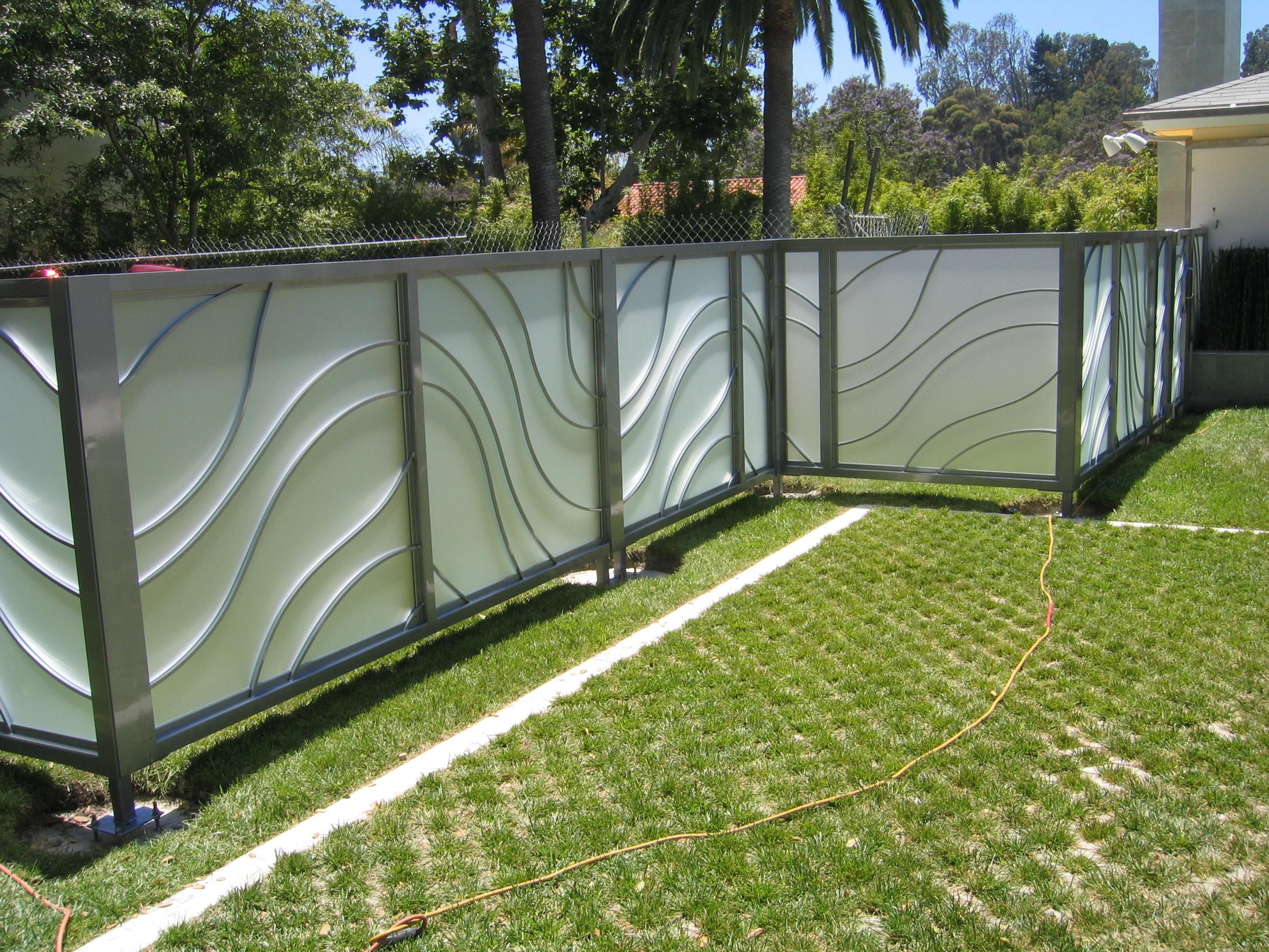 Montebello Decorative Iron Garden Fencing Plow