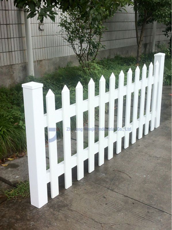 White Plastic Yard Fence Panel Garden Privacy Fence