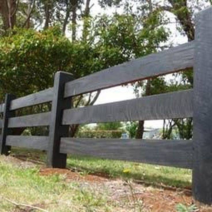 Best Grey Fences Ideas On Pinterest Black Garden Fence Decking