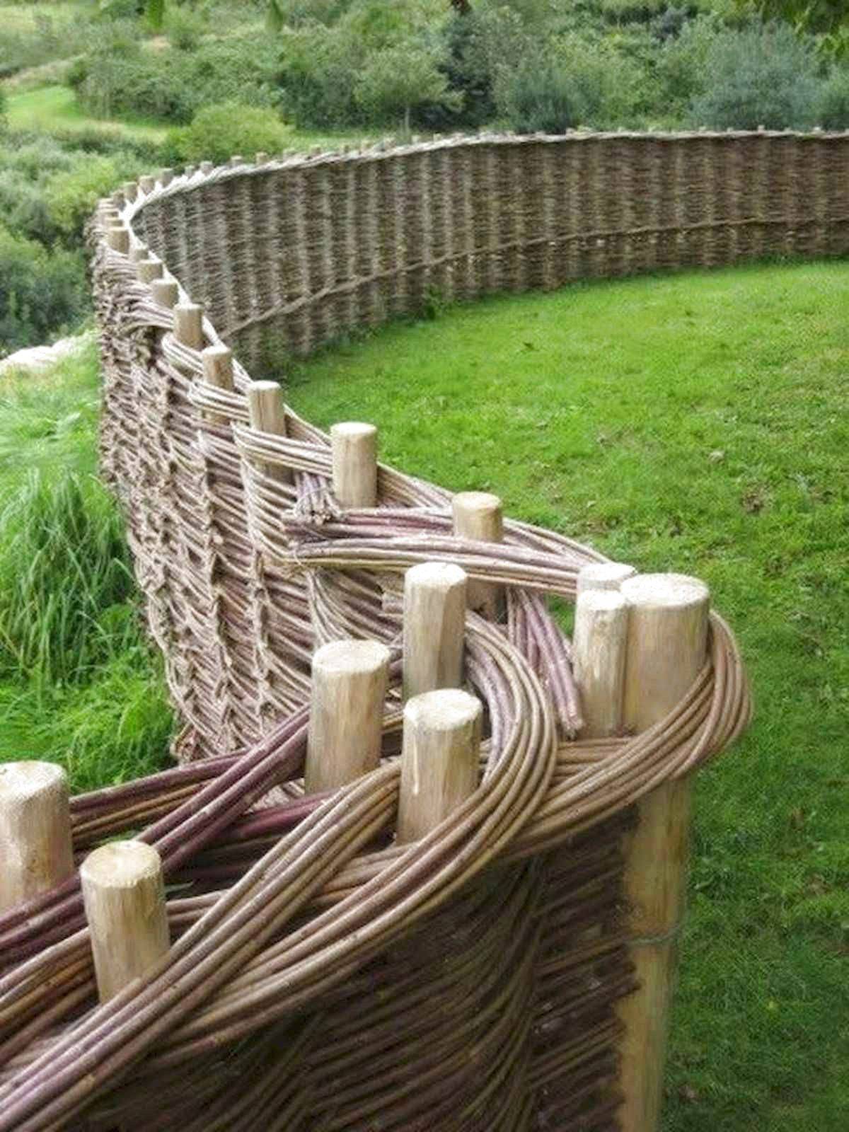 Camelot White Decorative Garden Fencing
