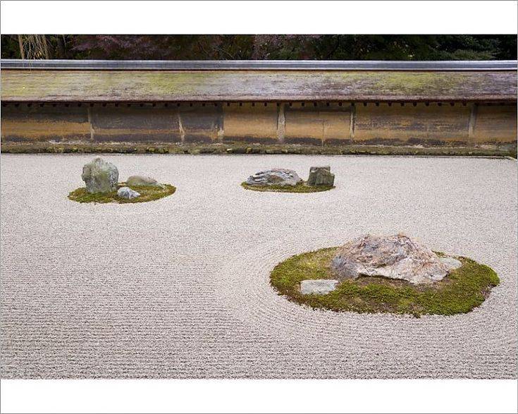 Hidden Stone Ryoanji Zen Rock Garden