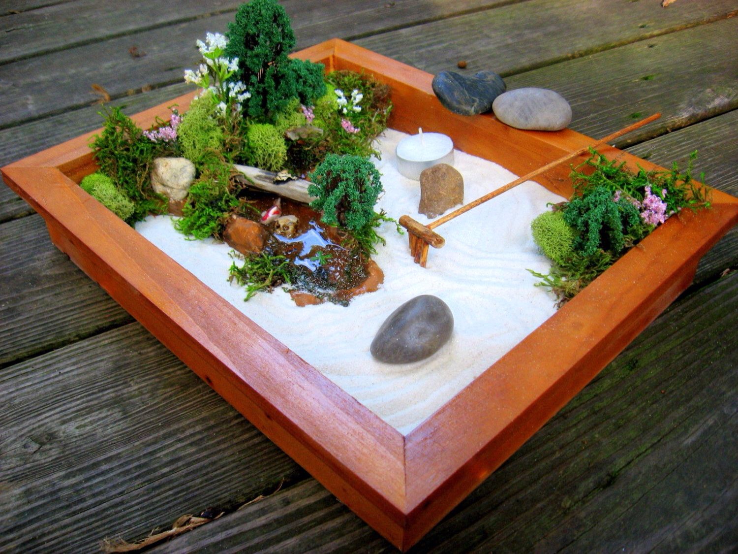 Japanesegardentheme Mini Zen Garden