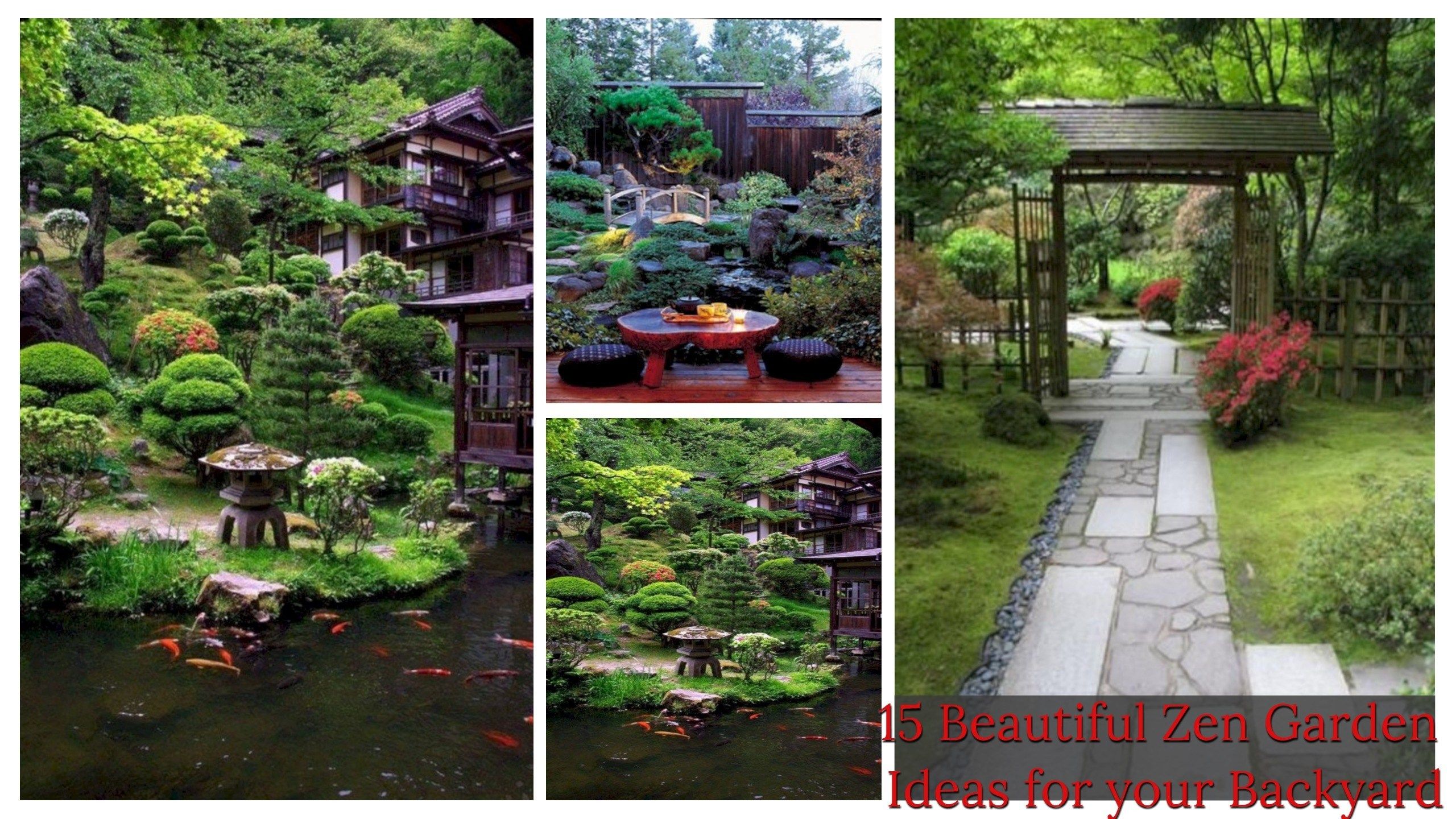 Zen Courtyard Modern Japanese Garden