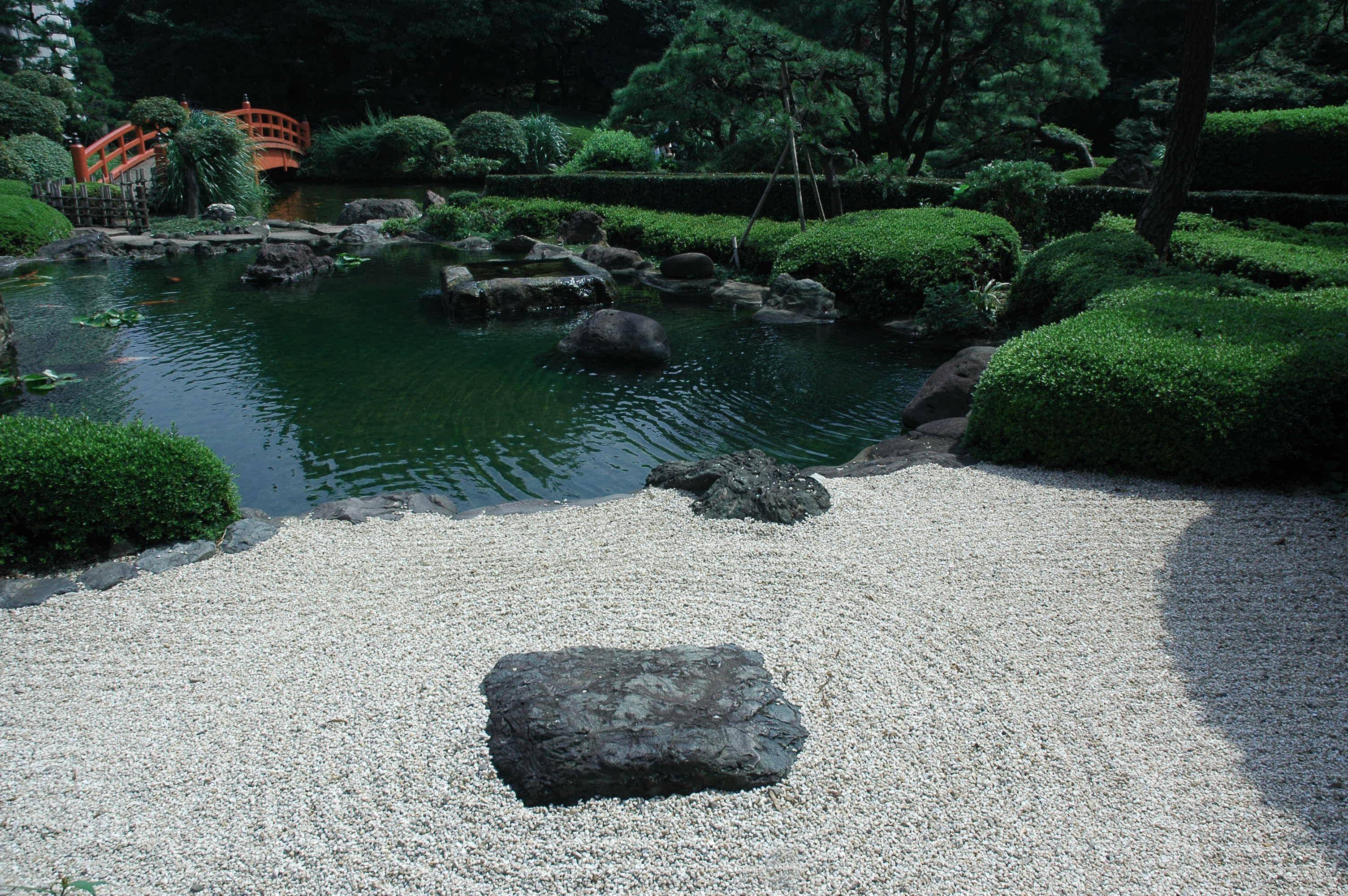 Backyard Japanese Rock Garden