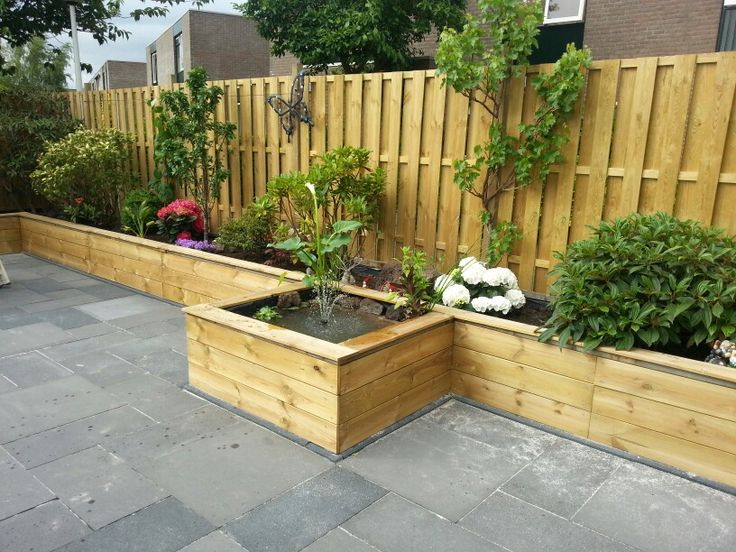 Landscape Patio Flower Bed