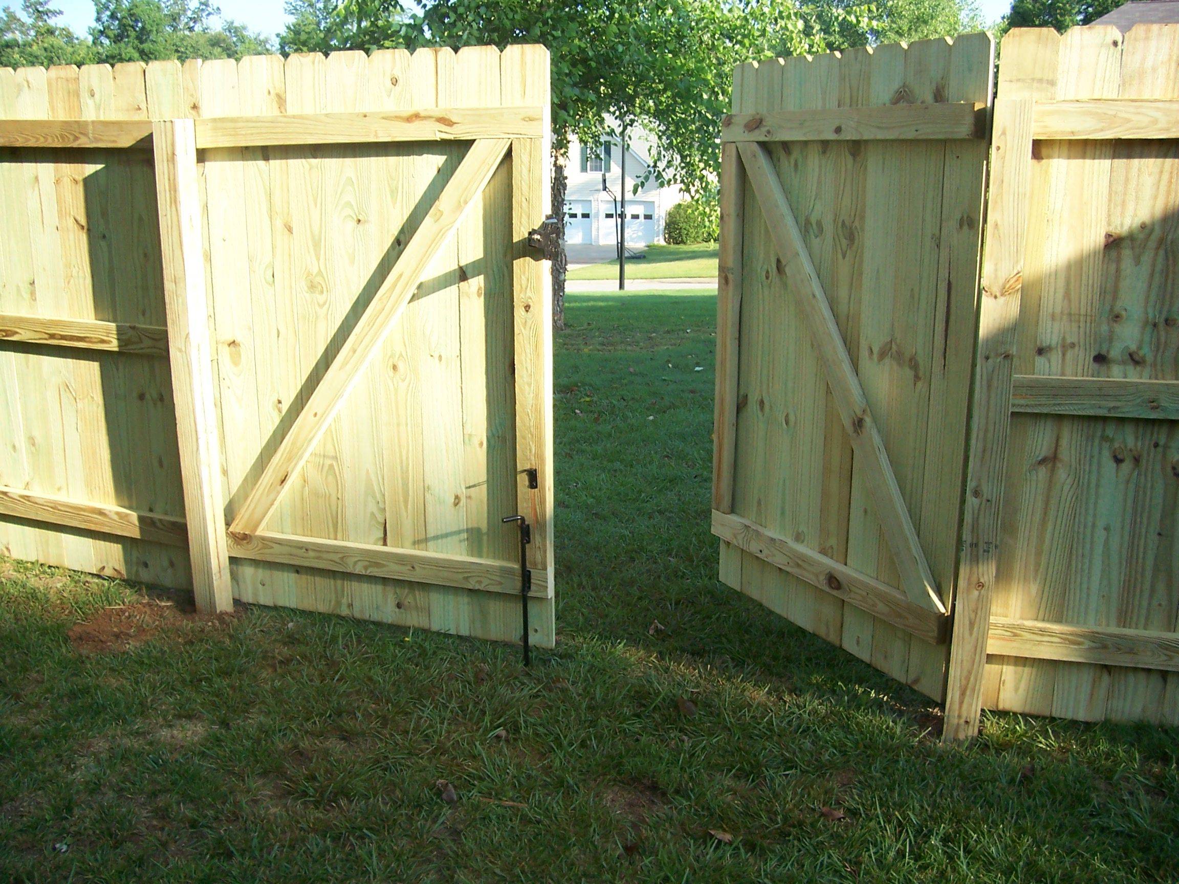 22 Double Wooden Garden Gates Ideas You Should Look SharonSable