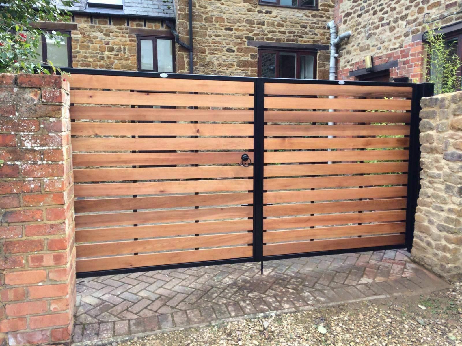 Twin Diy Wooden Garden Gates