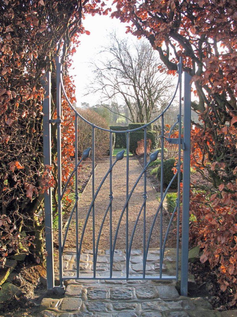 Wrought Iron Side Garden Gates