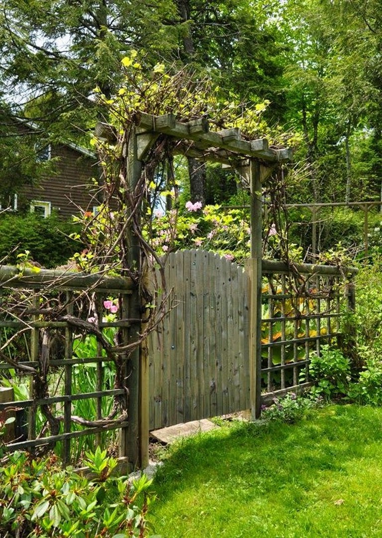 Amazing Rustic Garden Gates Design Ideas Page