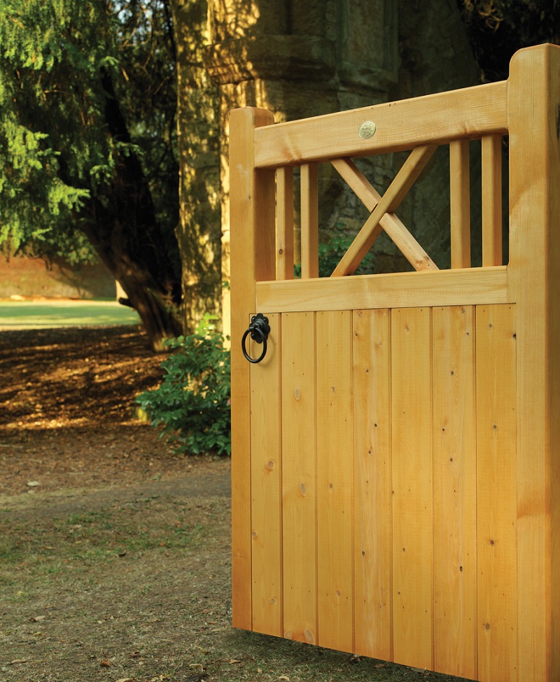 A Fancy Wooden Gate