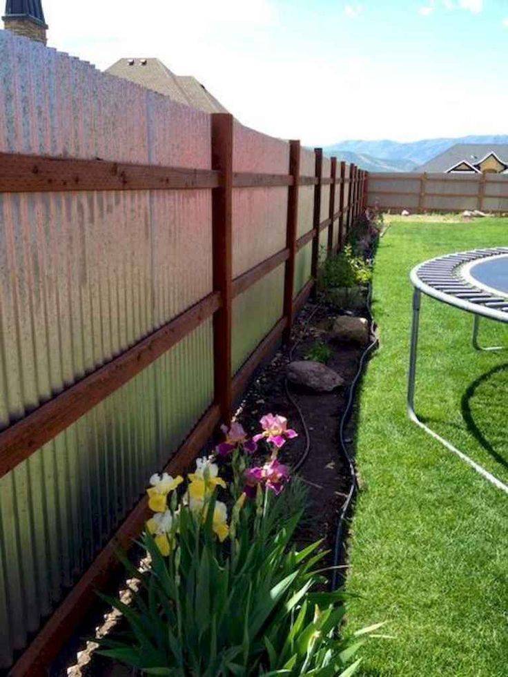 Metal Garden Fence Design Ideas