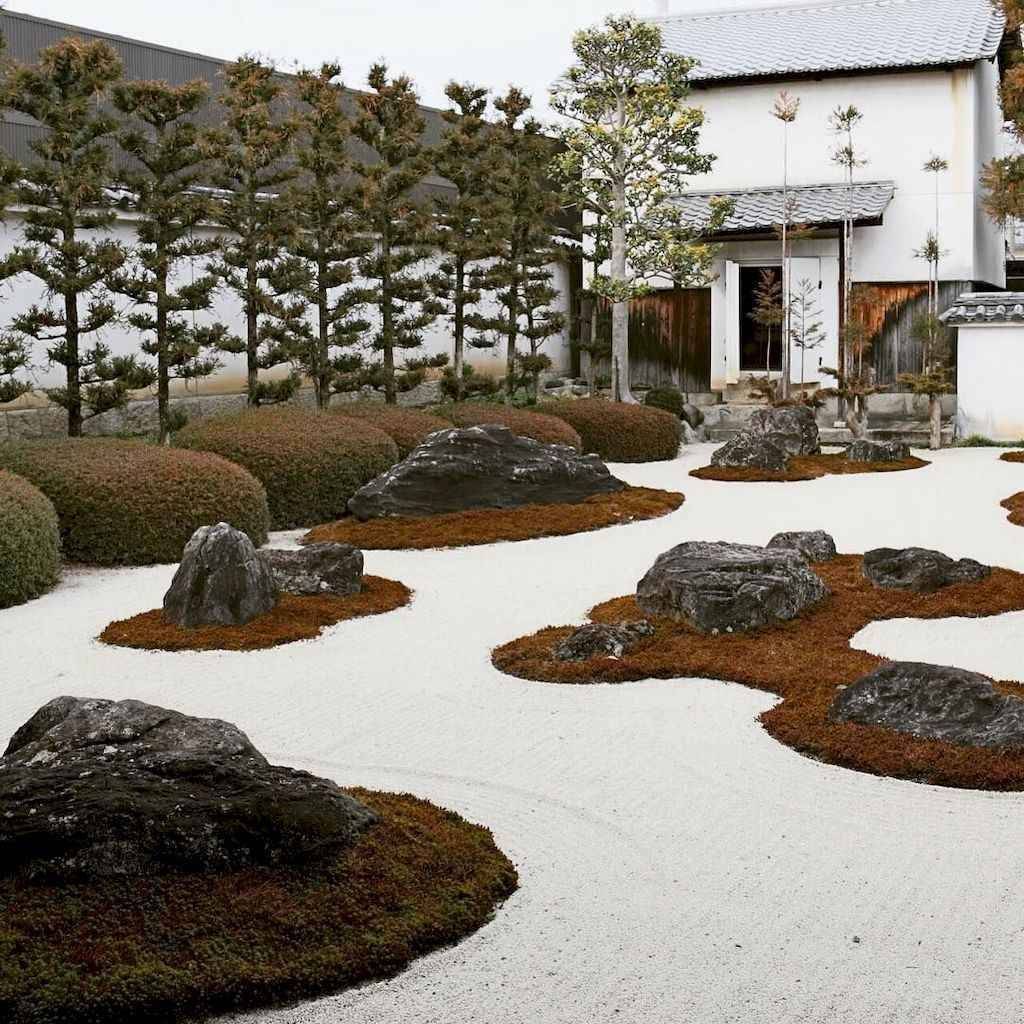 Easy Modern Rock Garden Design Ideas Front Yard Yard Frontyard