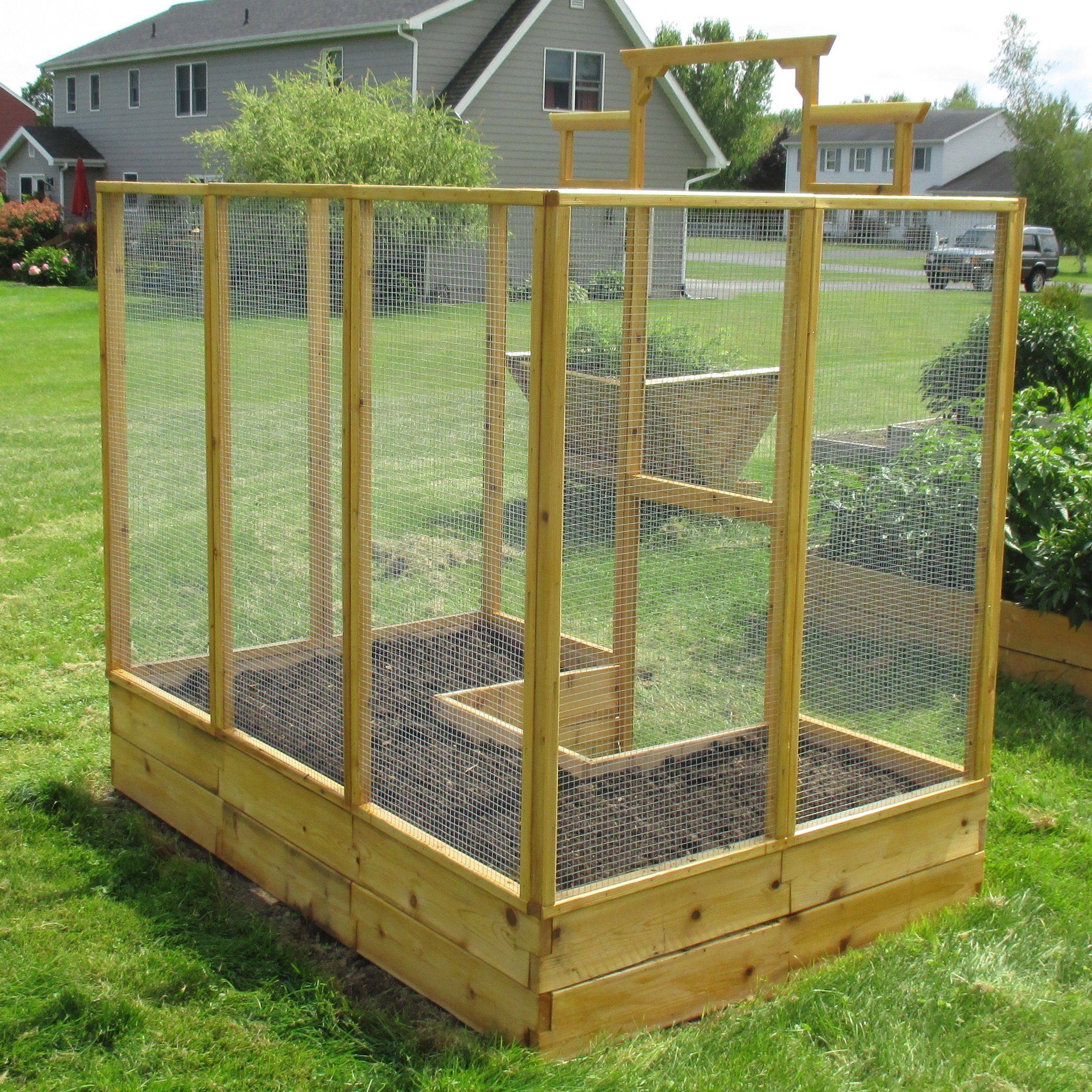 Deer Proof Cedar Complete Raised Garden Bed Kit X Eartheasycom