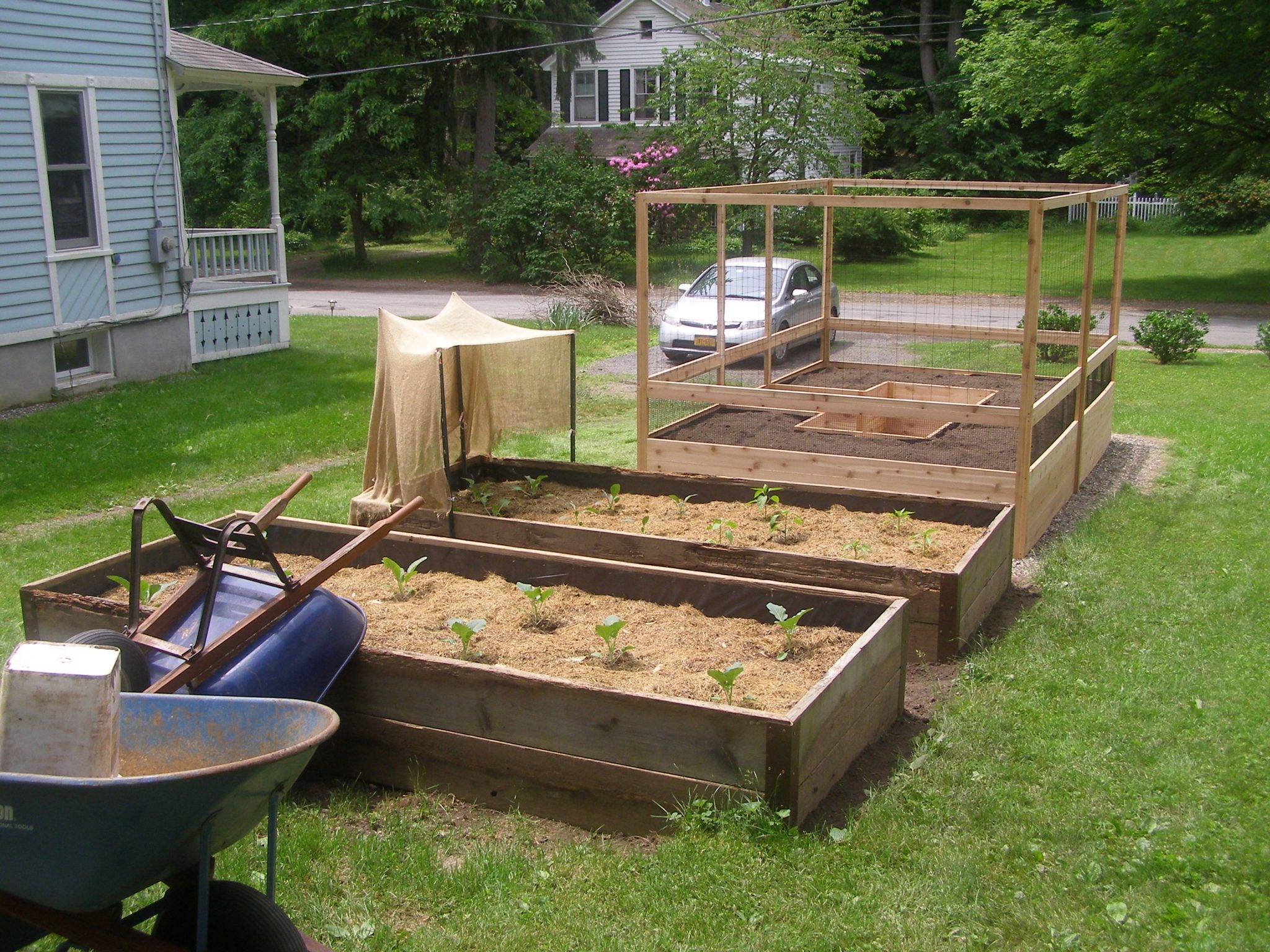 Deer Proof Cedar Complete Raised Garden Bed Kit X