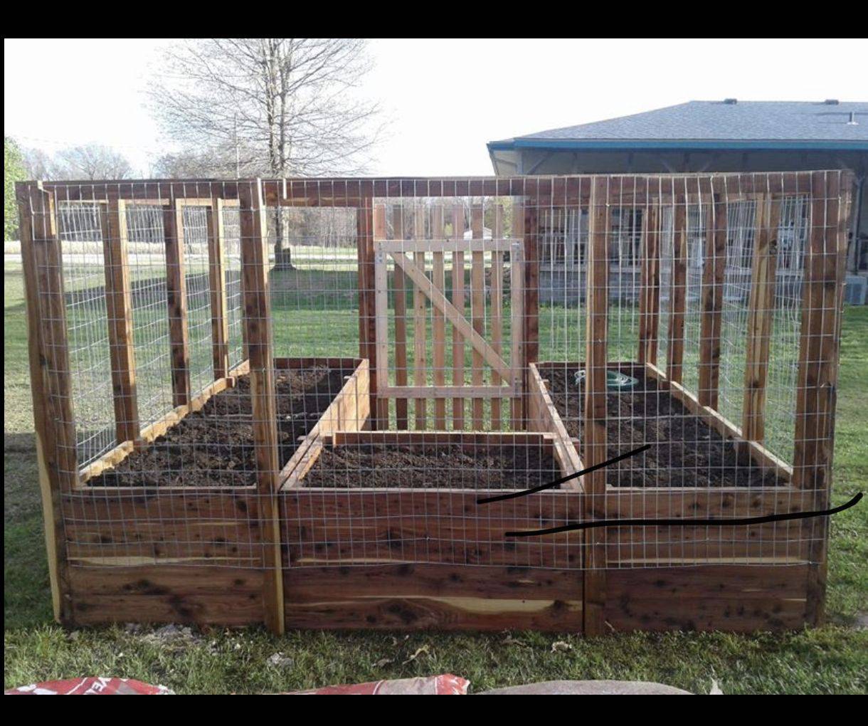 Deer Proof Cedar Complete Raised Garden Bed Kit