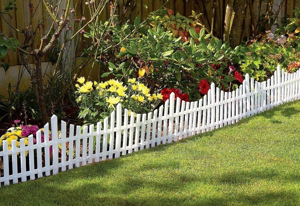 White Picket Fence Flower Garden Inspos