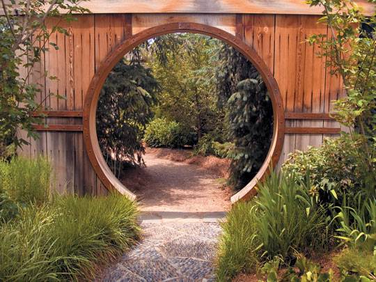 Awesome Garden Moon Gate Ideas