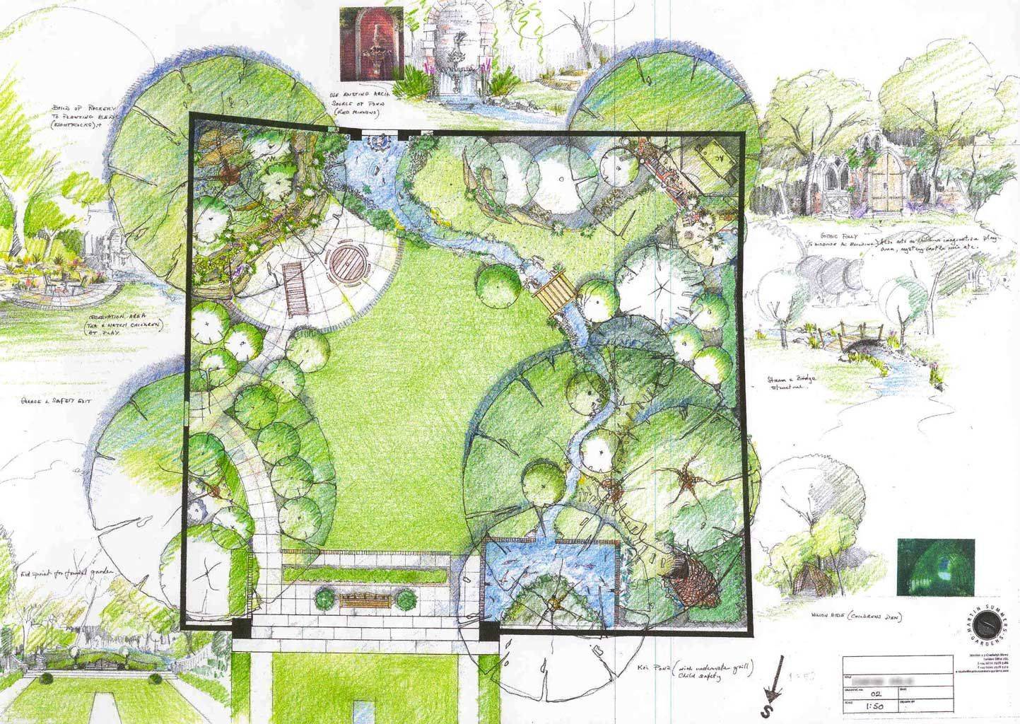 Garden Design Drawing
