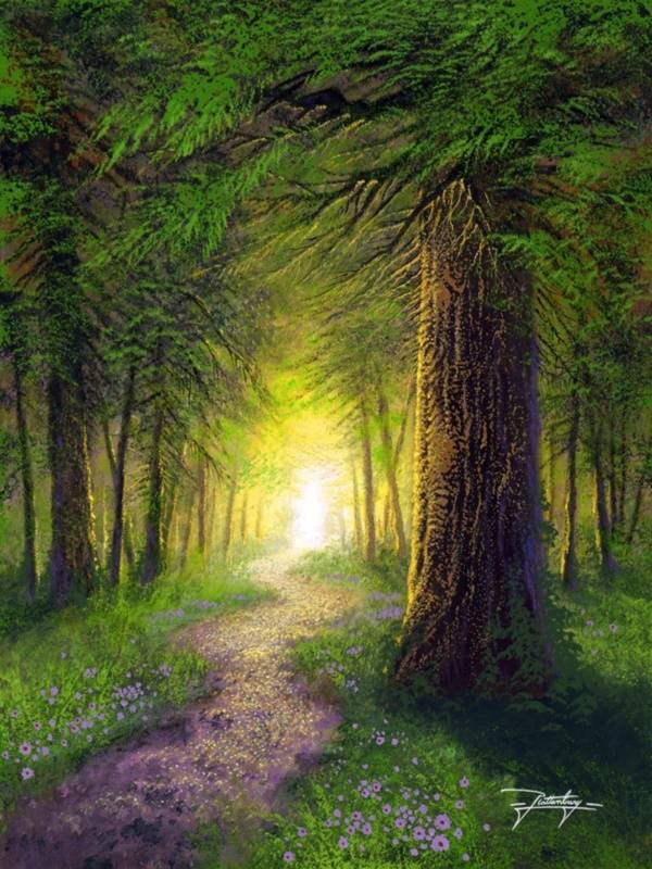 Beautiful Tree Art Painting